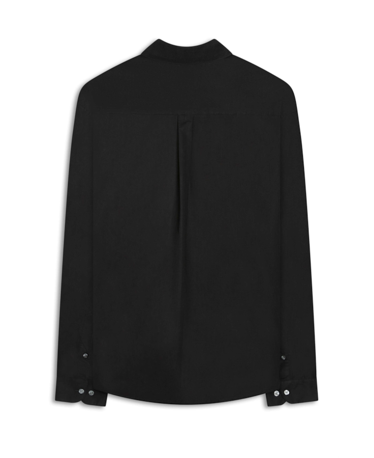 Camisa Tricoline Slim Irish Preto