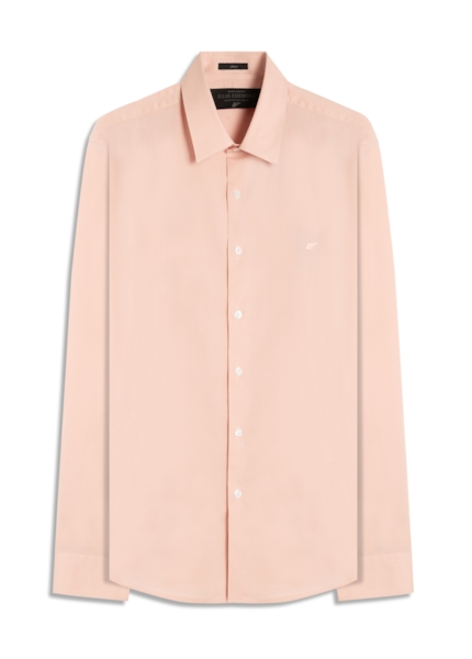 Camisa Tricoline Slim Irish Rosa Velho
