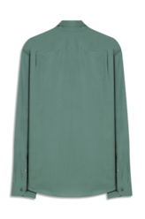 Camisa Tricoline Slim Irish Verde Army