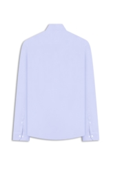 Camisa Tricoline Slim Irish White Blue