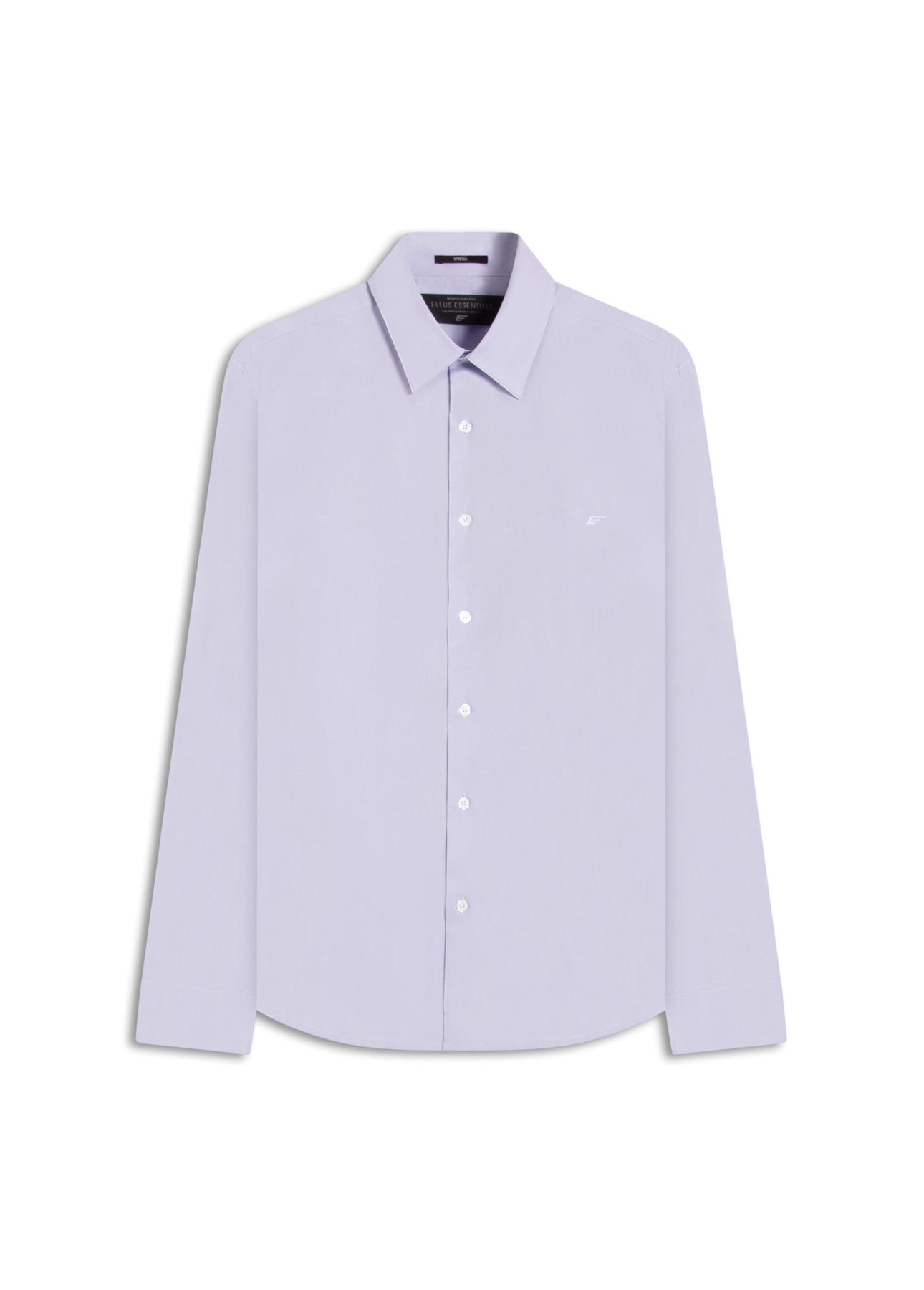 Camisa Tricoline Slim Irish White Blue