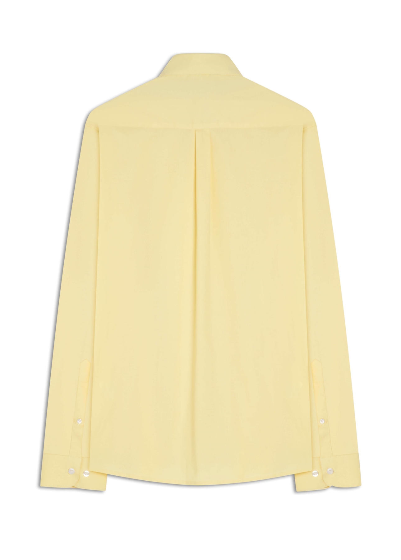 Camisa Tricoline Slim Italian Amarelo Claro