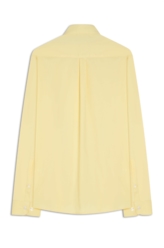Camisa Tricoline Slim Italian Amarelo Claro