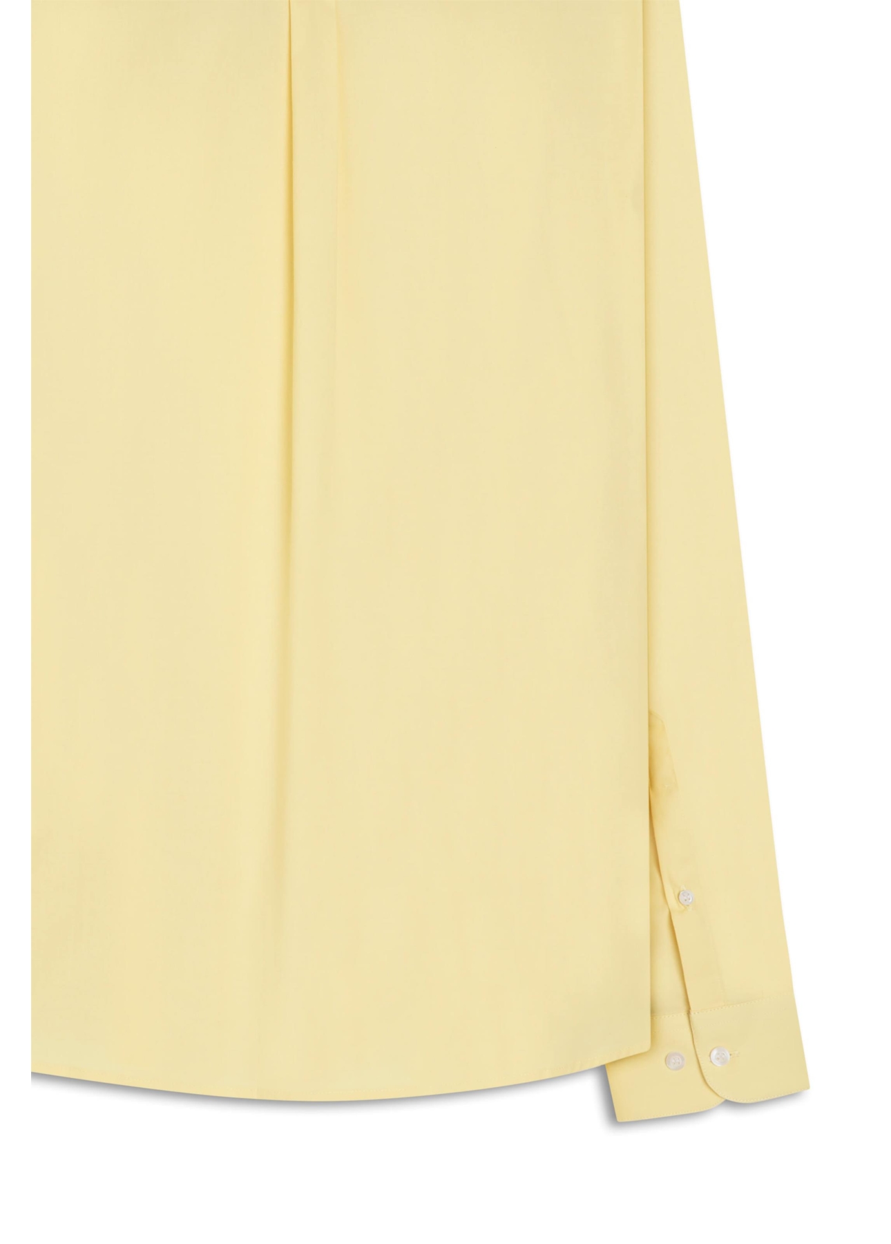 Camisa Tricoline Slim Italian Amarelo Claro