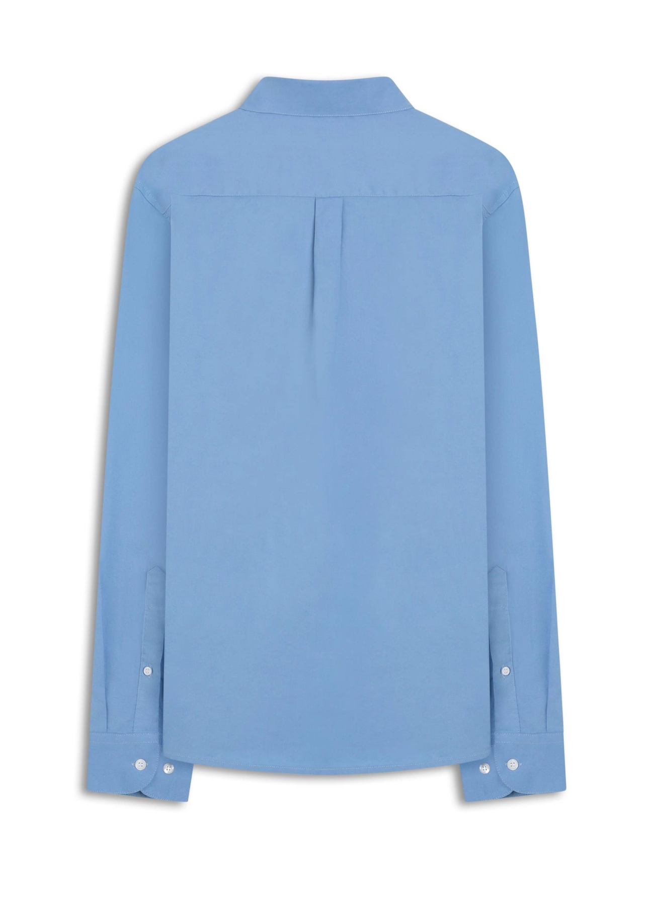 Camisa Tricoline Slim Italian Azul Pervante
