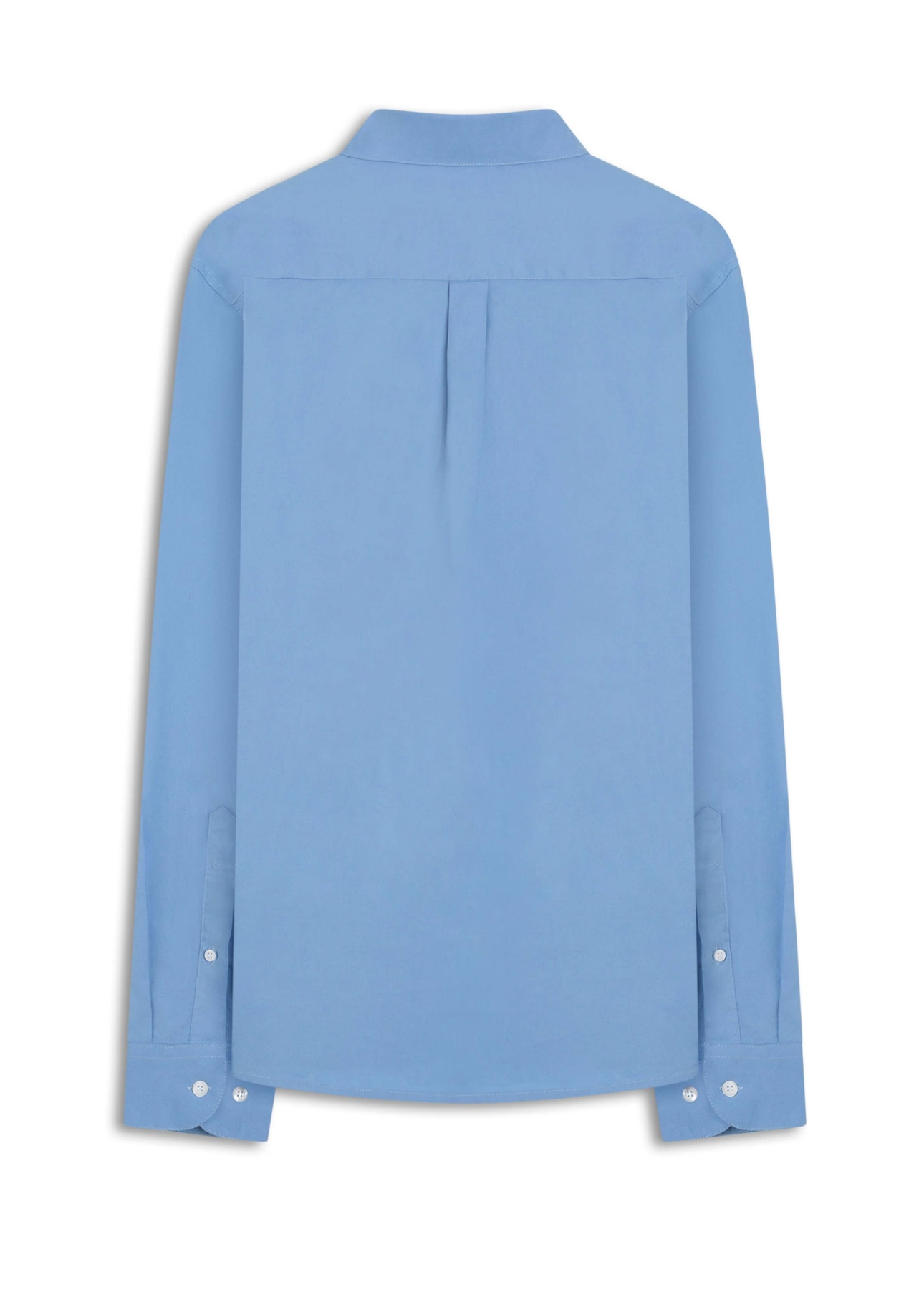 Camisa Tricoline Slim Italian Azul Pervante