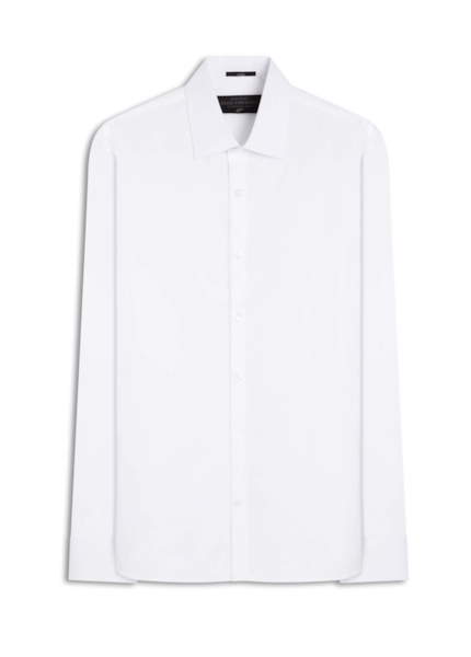 Camisa Tricoline Slim Italian Branco  Pç/P)