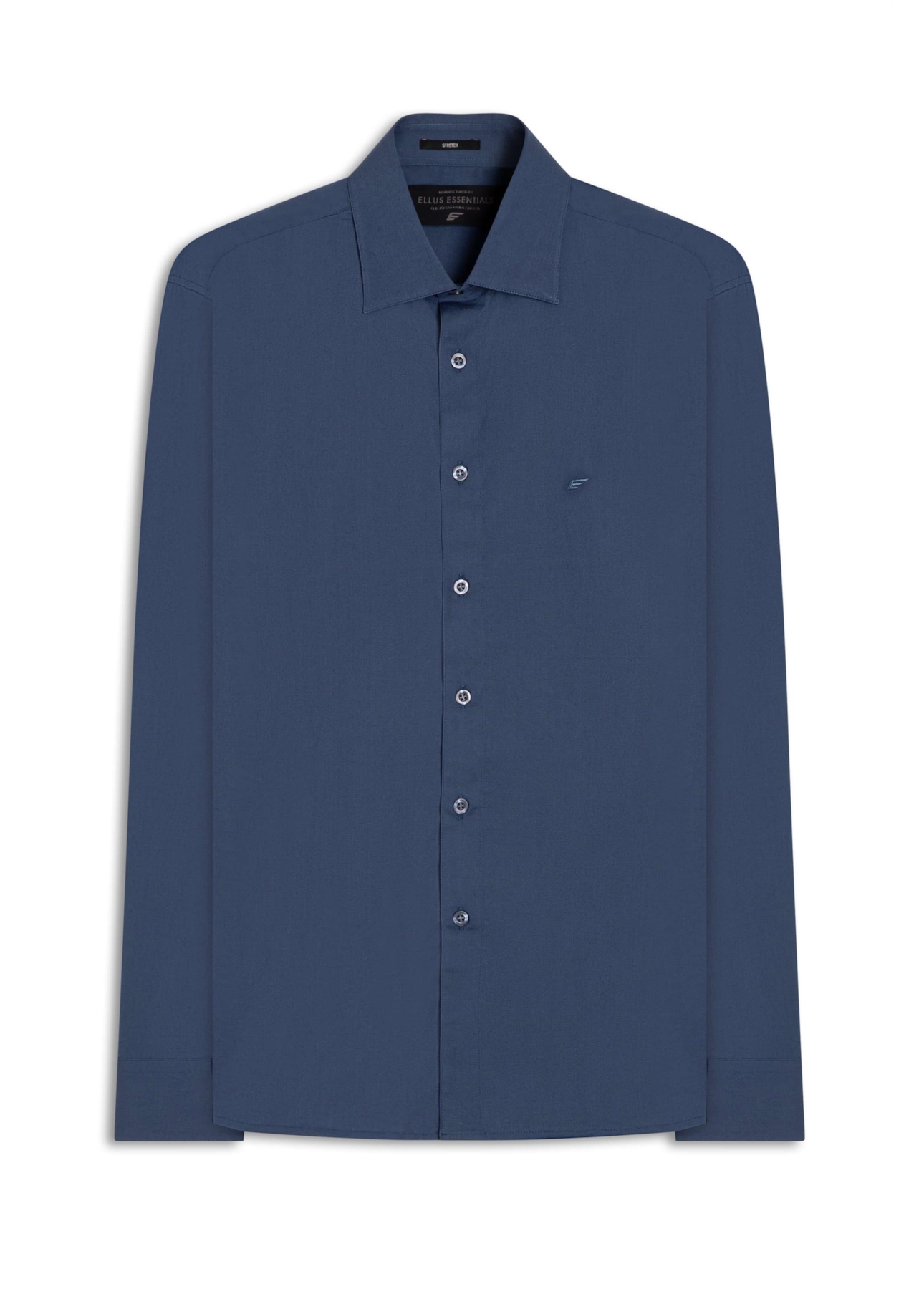 Camisa Tricoline Slim Italian Purple Blue