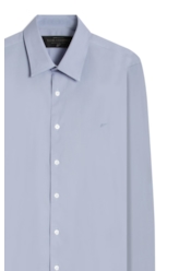 Camisa Tricoline Slim New Irish Azul Bic