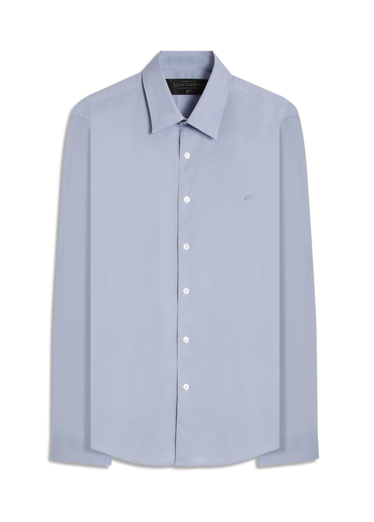Camisa Tricoline Slim New Irish Azul Bic