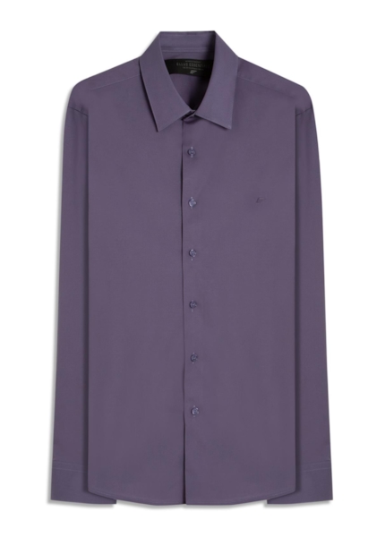 Camisa Tricoline Slim New Irish  Azul Chofer
