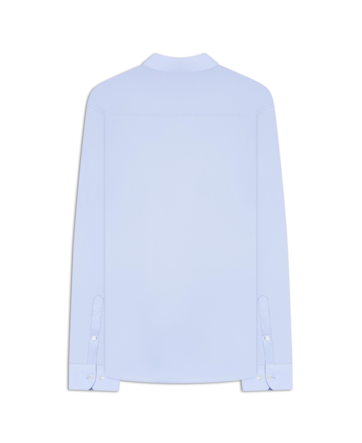 Camisa Tricoline Slim New Irish  Azul Pervante