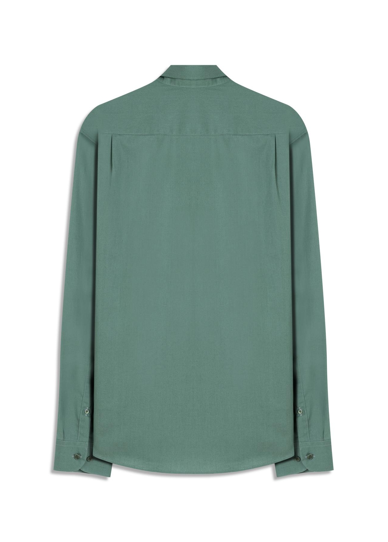 Camisa Tricoline Slim New Irish Verde Army