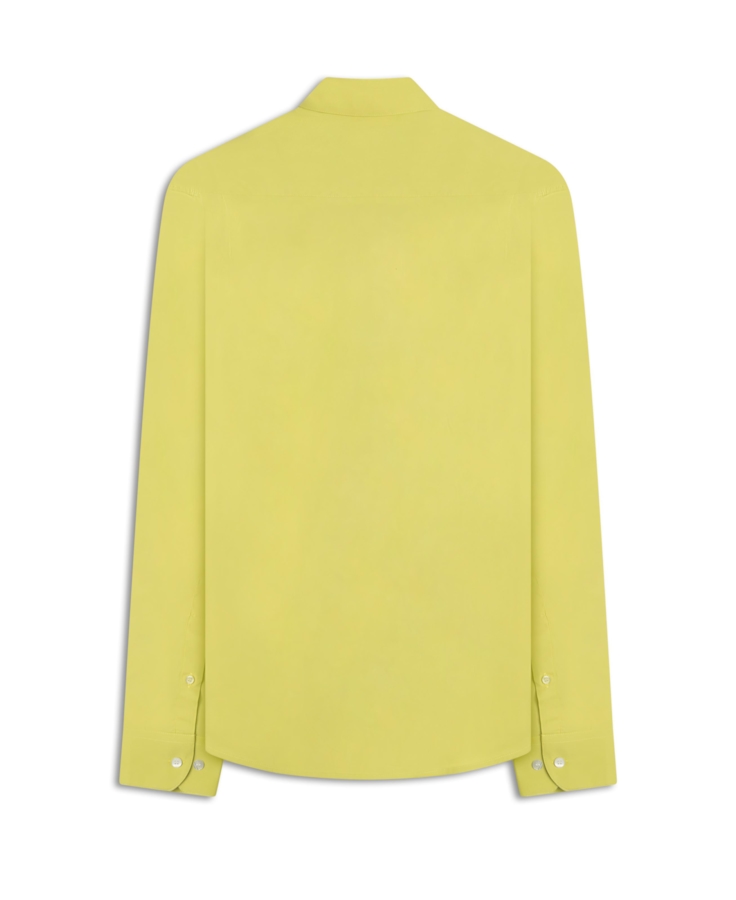 Camisa Tricoline Slim New Irish Yellow Fresh