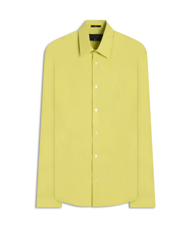 Camisa Tricoline Slim New Irish Yellow Fresh