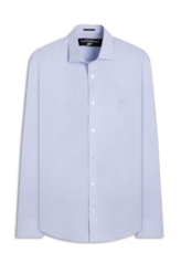 Camisa Tricoline Slim New Italian Azul Claro