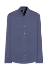Camisa Tricoline Slim New Italian Marinho