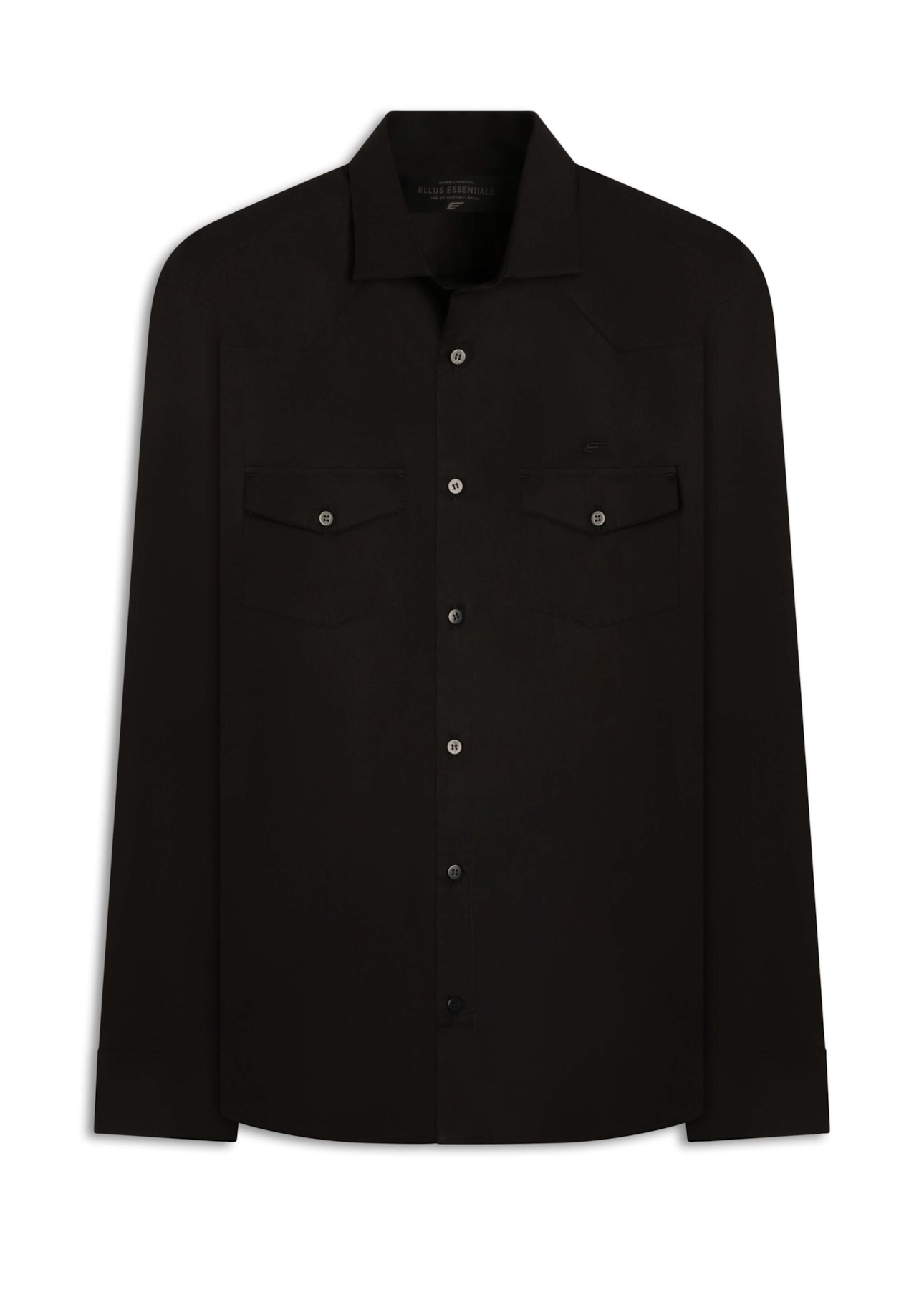 Camisa Tricoline Slim West Preto