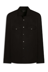 Camisa Tricoline Slim West Preto