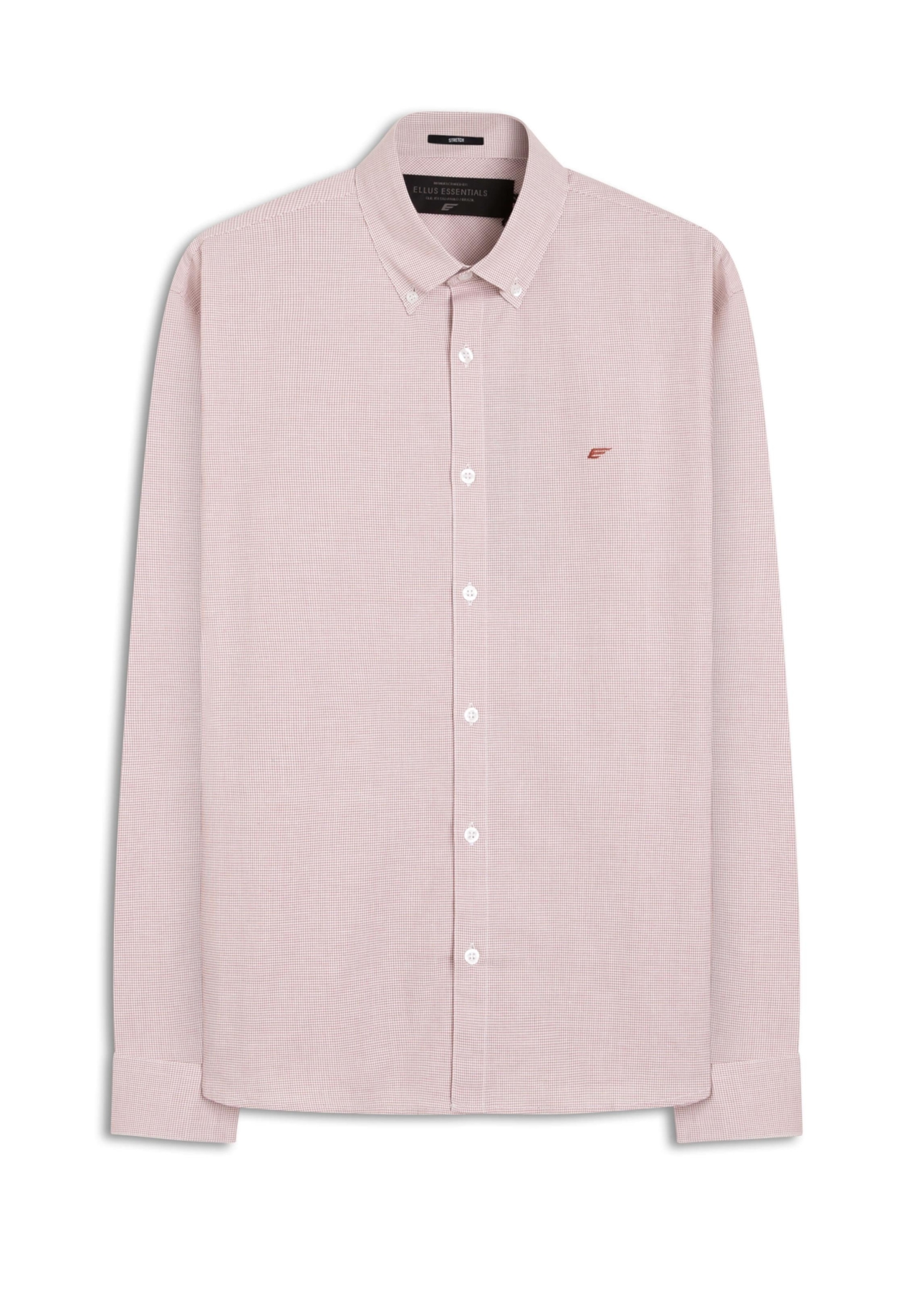 Camisa Tricoline Small Plaid Classic Rosê