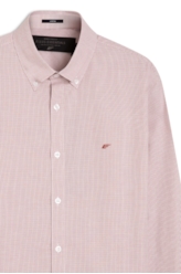 Camisa Tricoline Small Plaid Classic Rosê