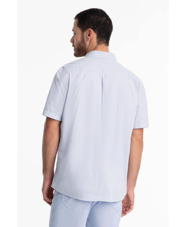 Camisa Tricoline Space Overshirt Marinho