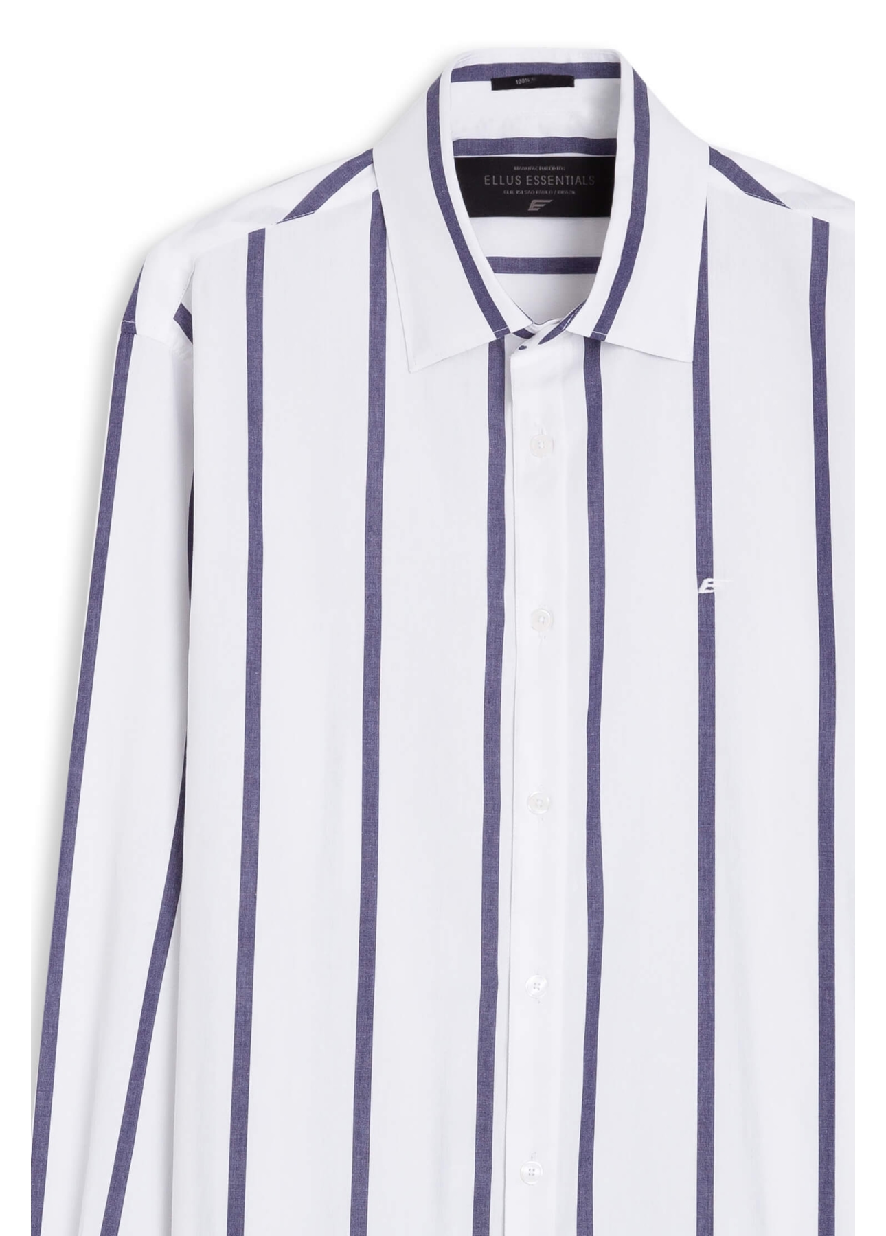 Camisa Tricoline Space Slim Itallian Marinho