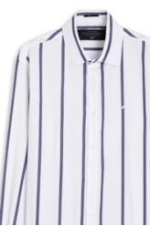 Camisa Tricoline Space Slim Itallian Marinho