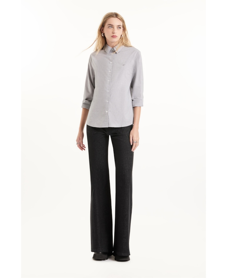 Camisa Tricoline Warsaw Relaxed Preto