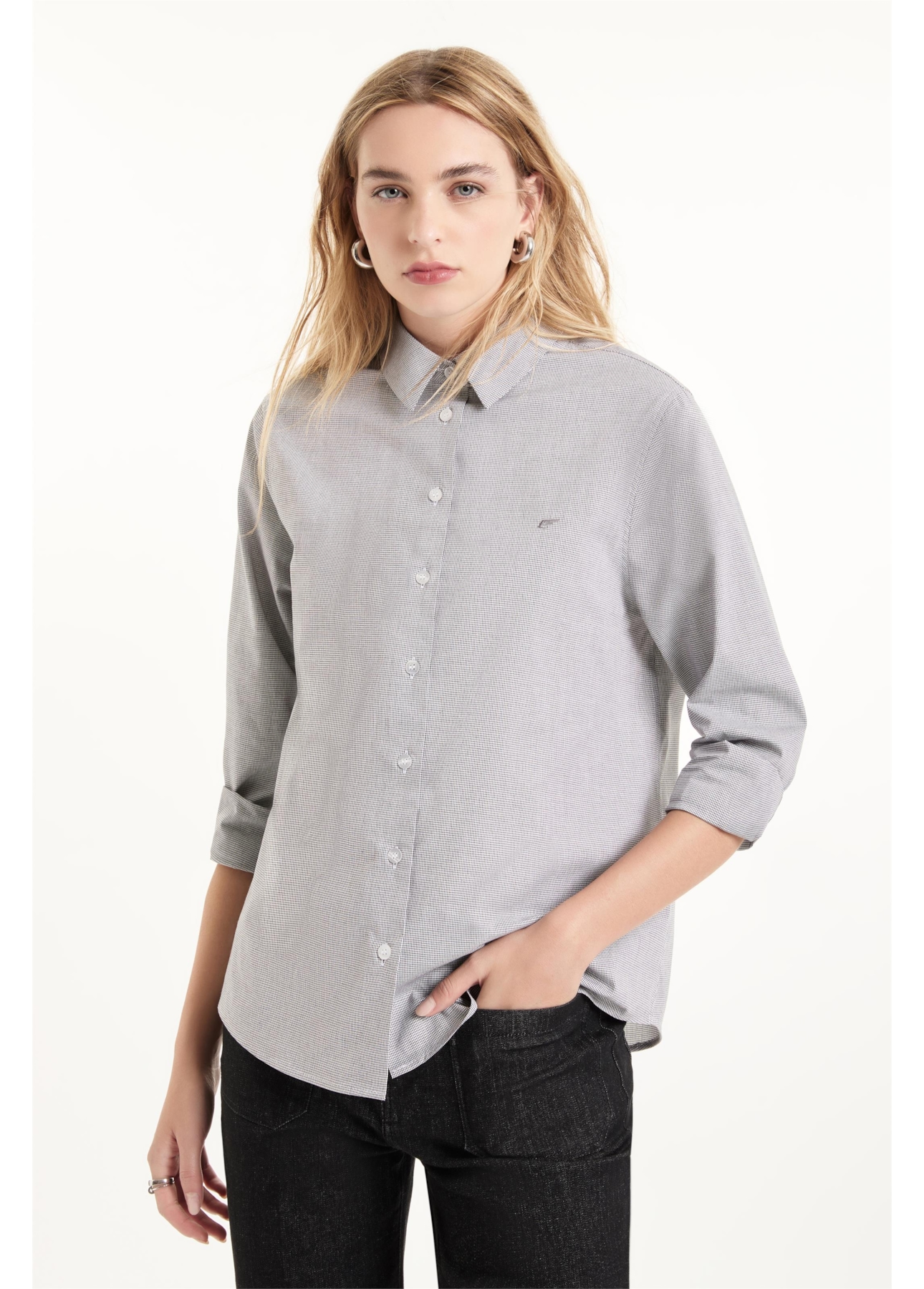 Camisa Tricoline Warsaw Relaxed Preto