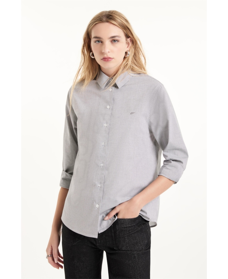 Camisa Tricoline Warsaw Relaxed Preto