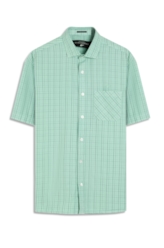 Camisa Tricoline Xadrez Surf New Italian Verde Maca