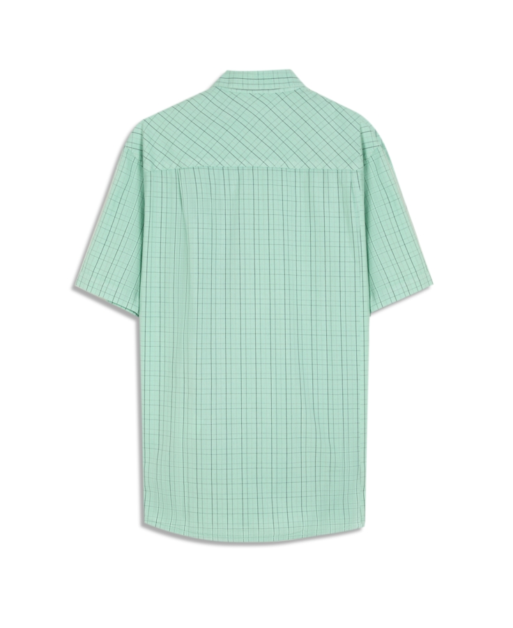 Camisa Tricoline Xadrez Surf New Italian Verde Maca