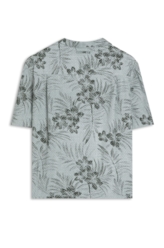 Camisa Tropical Foggy Americ Cinza