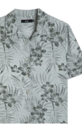 Camisa Tropical Foggy Americ Cinza