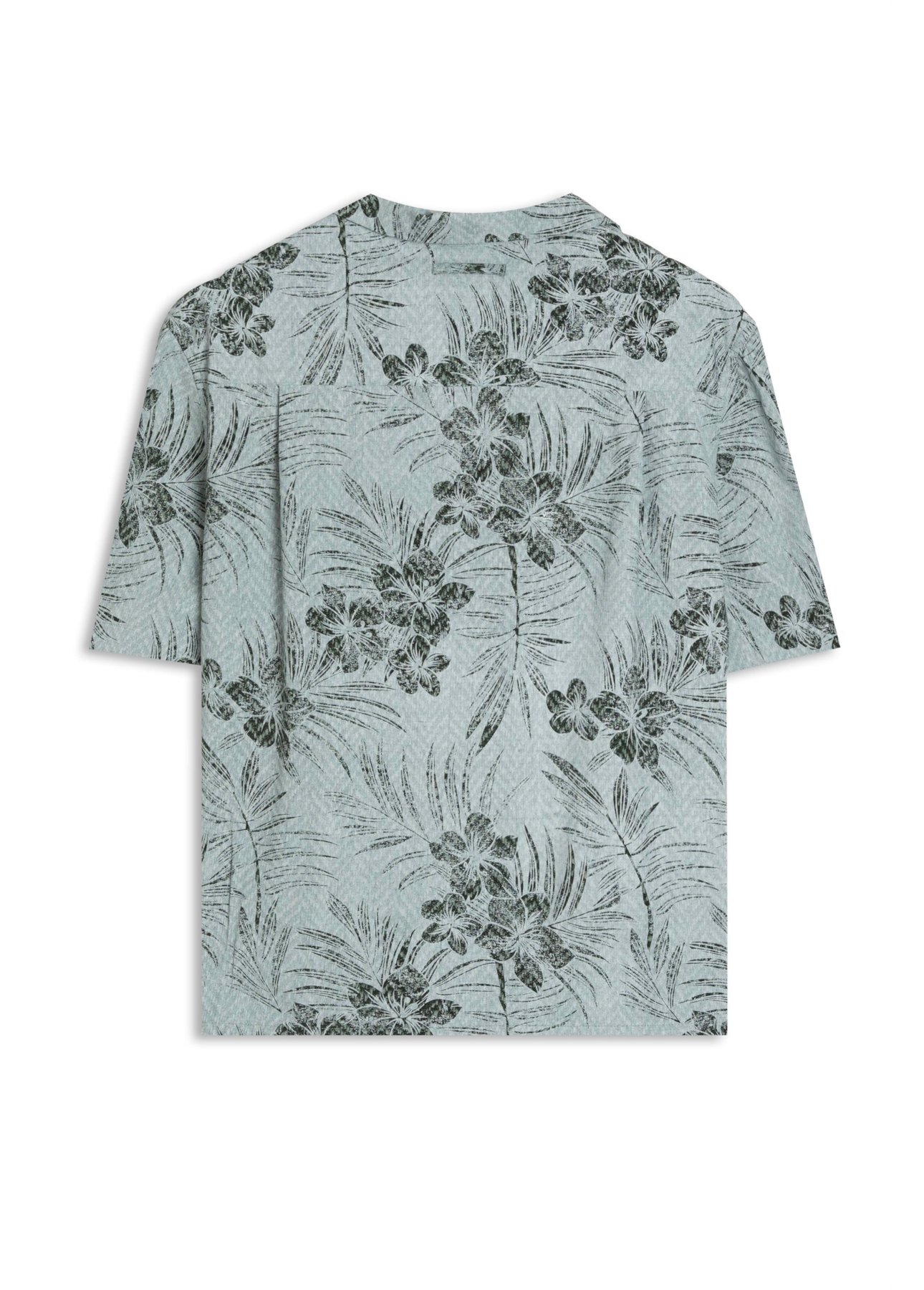 Camisa Tropical Foggy Americ Cinza