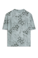 Camisa Tropical Foggy Americ Cinza