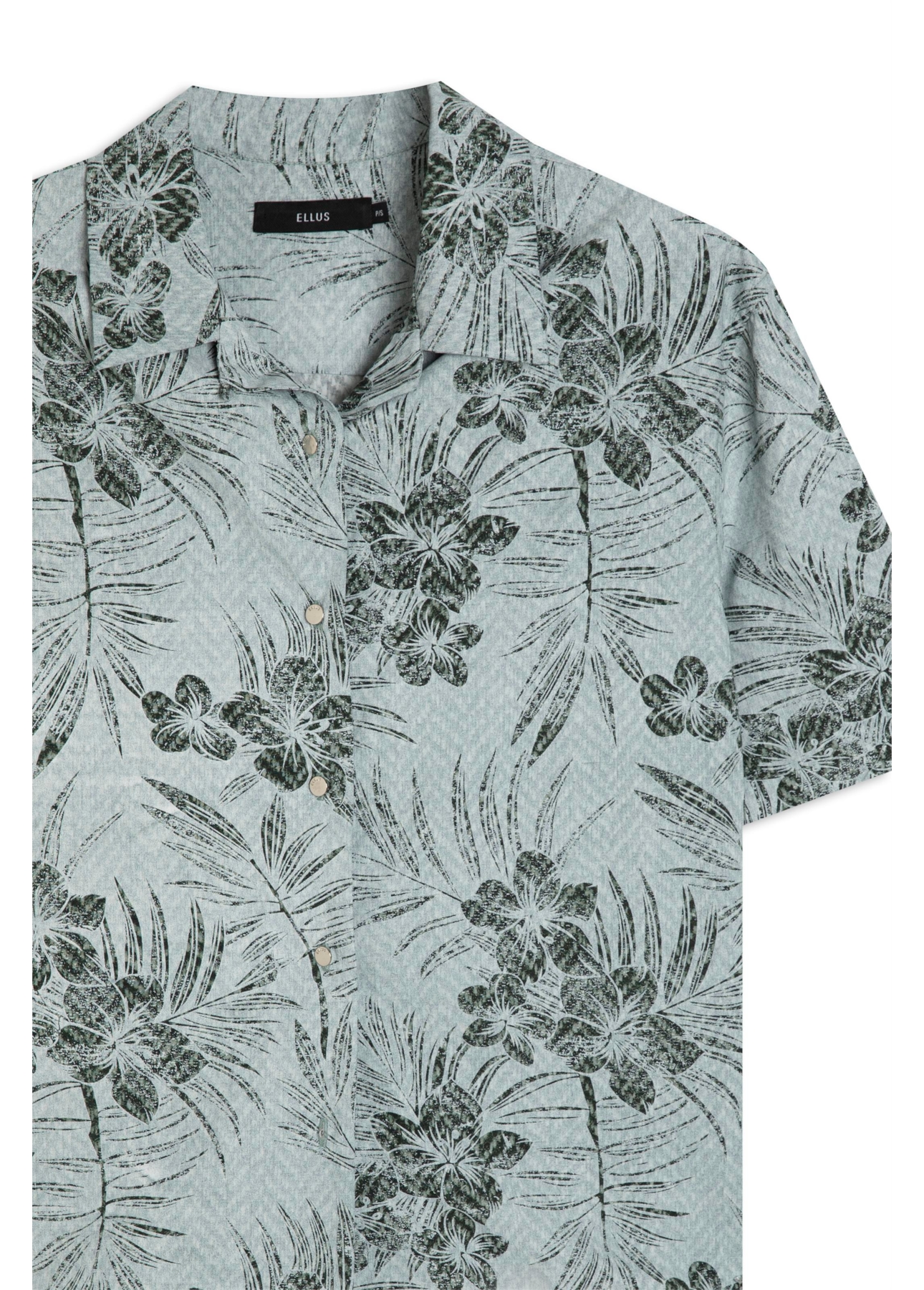 Camisa Tropical Foggy Americ Cinza
