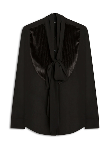 Camisa Velvet Embrossed Classic Preto