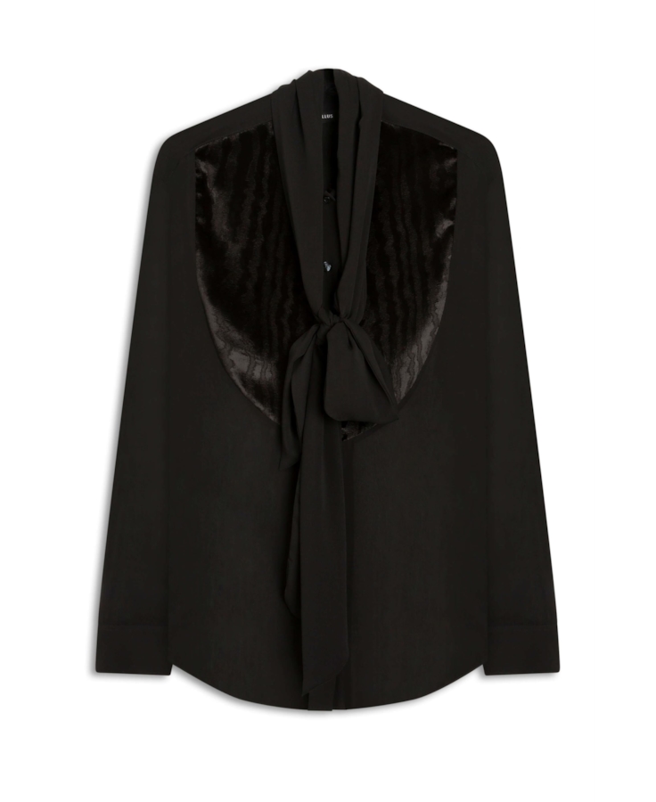 Camisa Velvet Embrossed Classic Preto