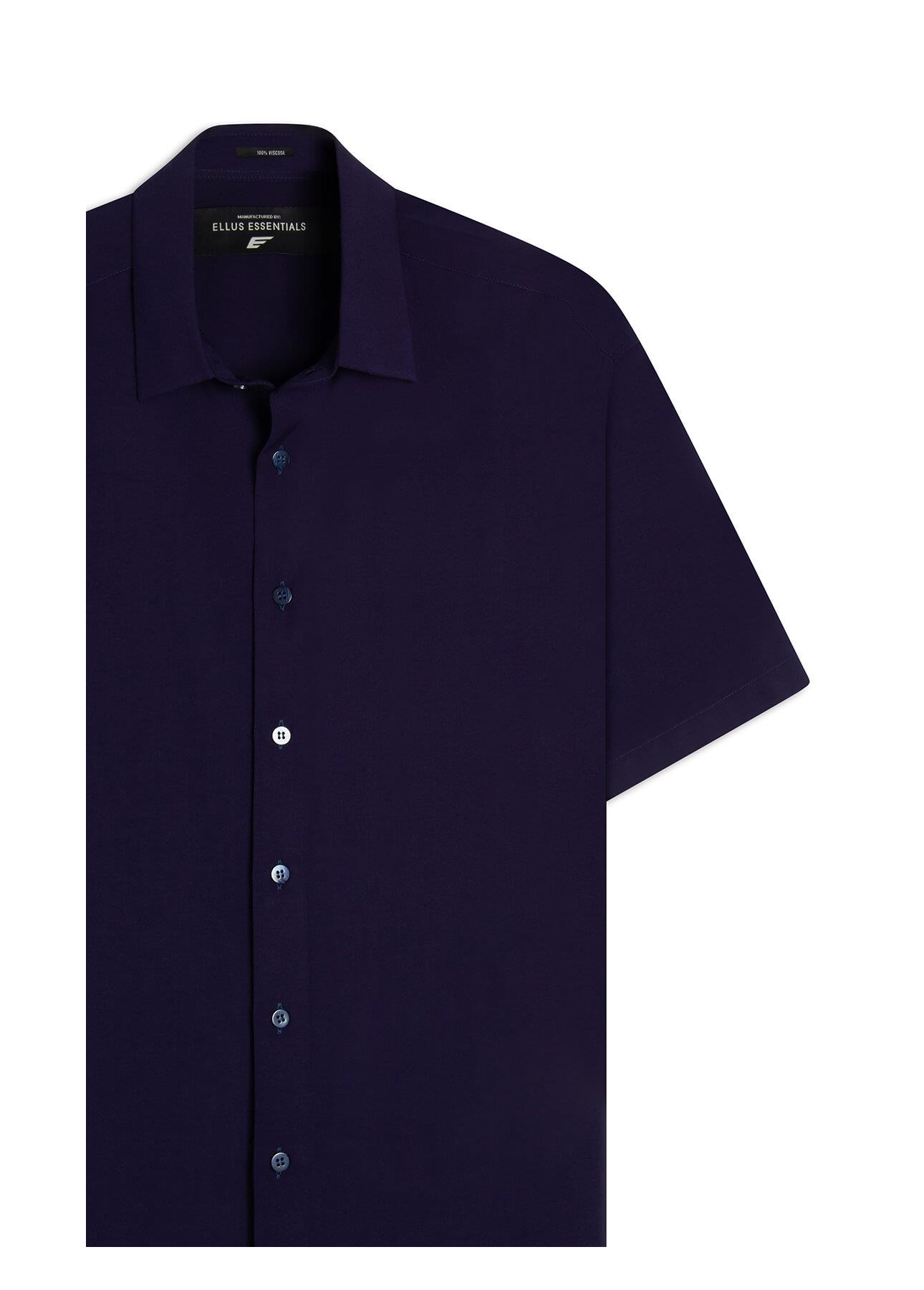 Camisa Vintage Xangai Fusioned Dark Navy