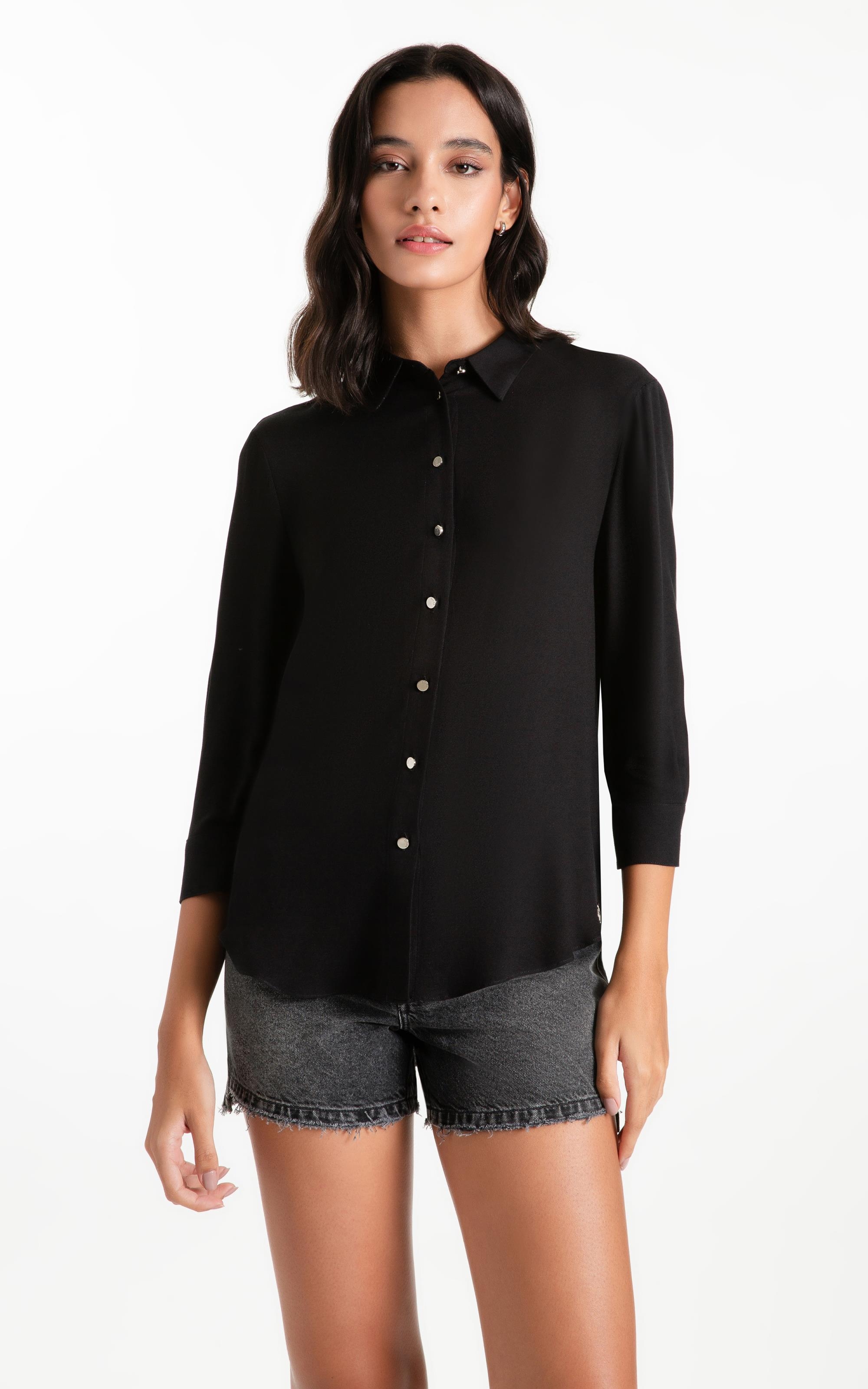 Camisa Visco Affinity Classic Preto