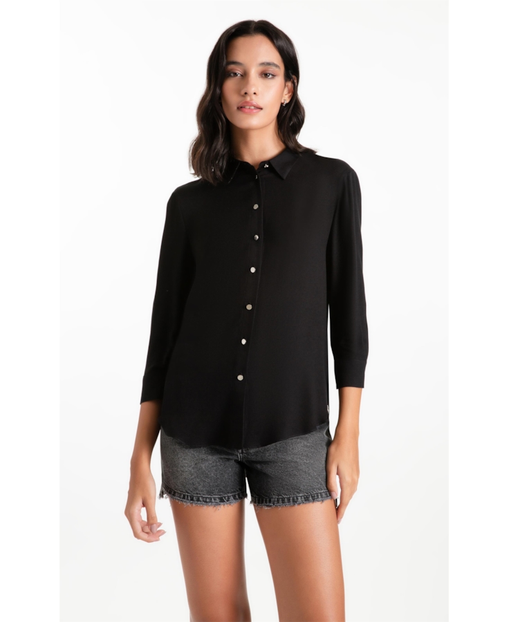 Camisa Visco Affinity Classic Preto
