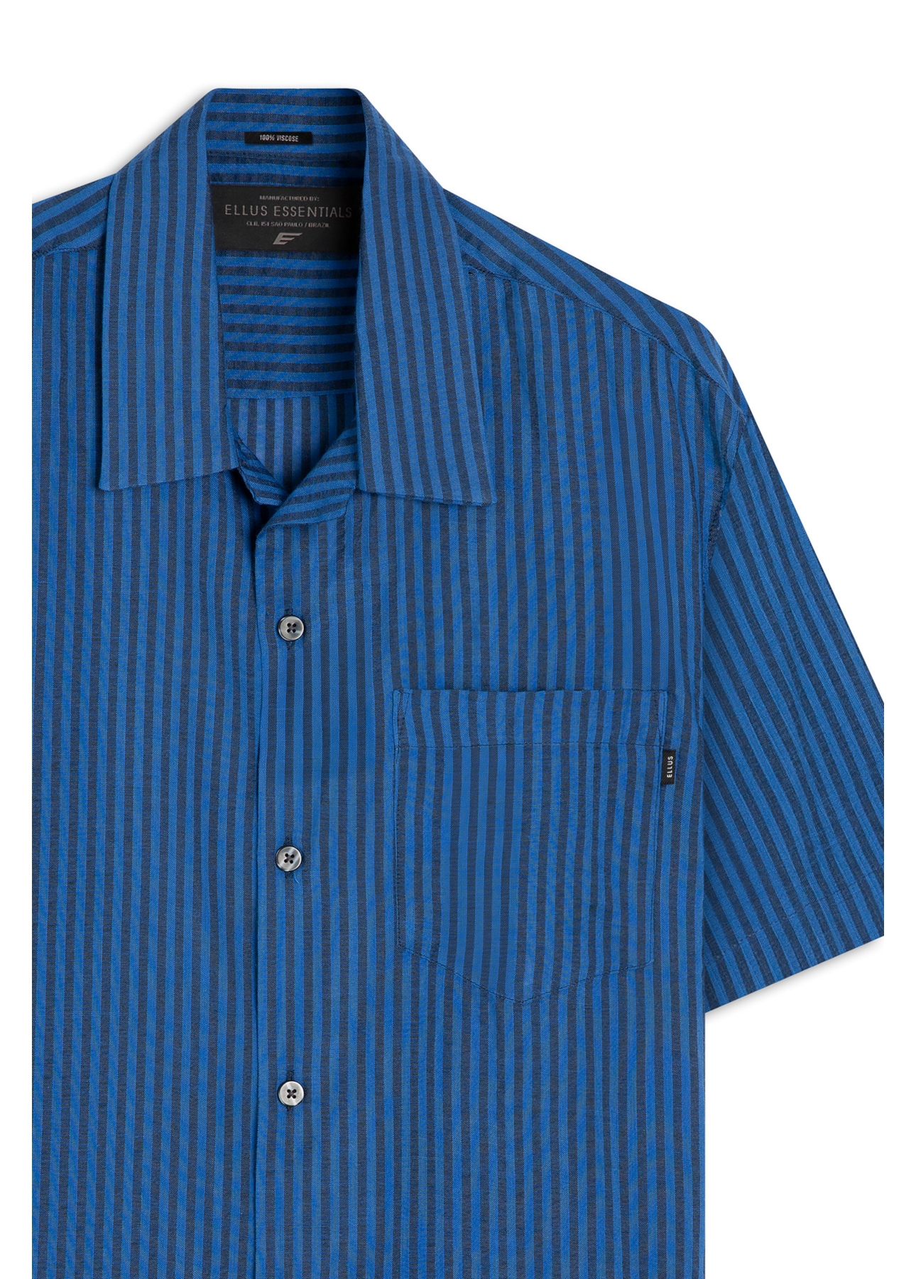 Camisa Visco Blend American Azul Bic