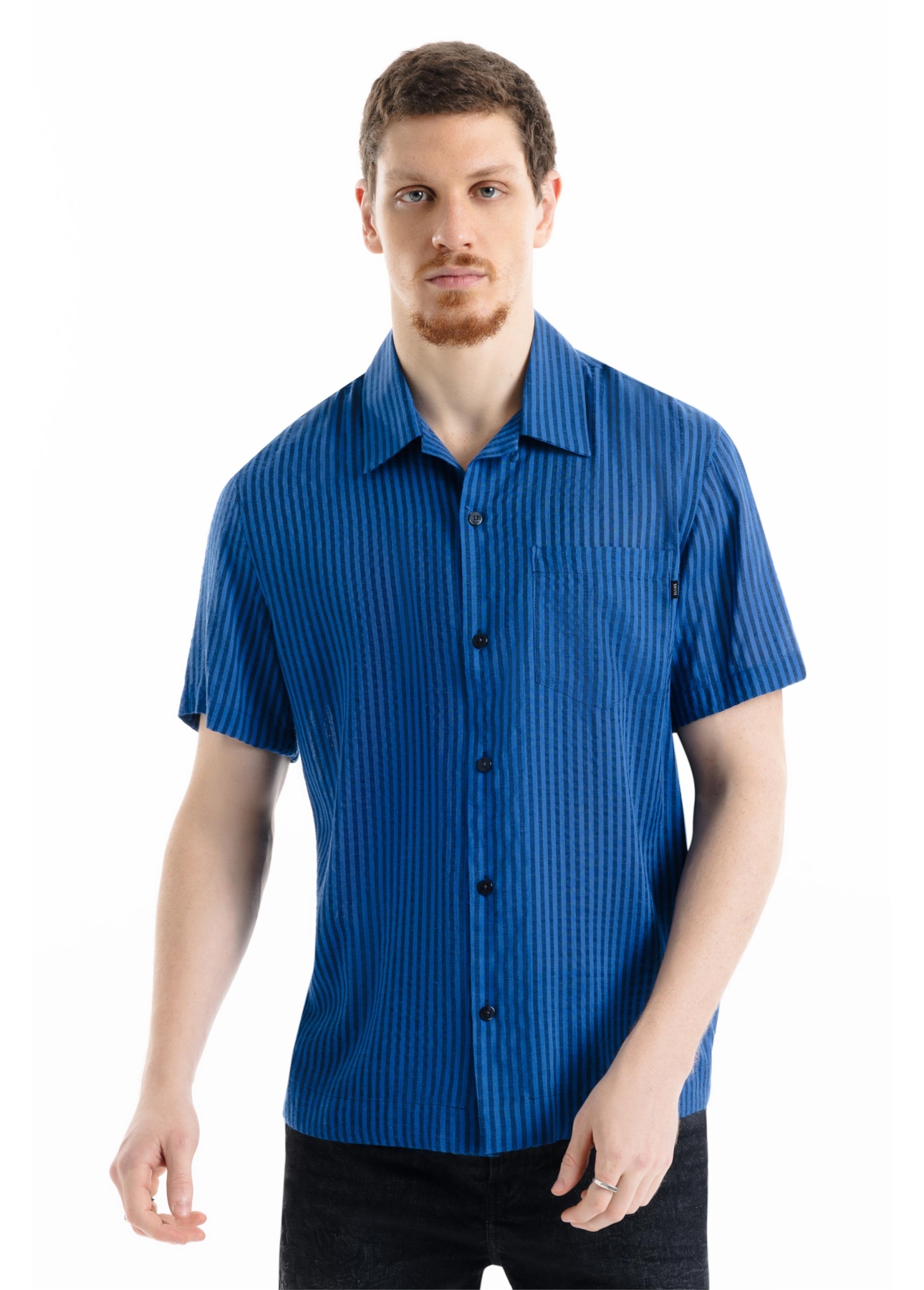 Camisa Visco Blend American Azul Bic