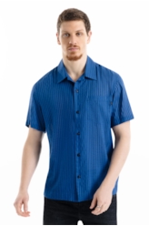 Camisa Visco Blend American Azul Bic