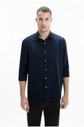 Camisa Visco Blend Classic New Italian Marinho