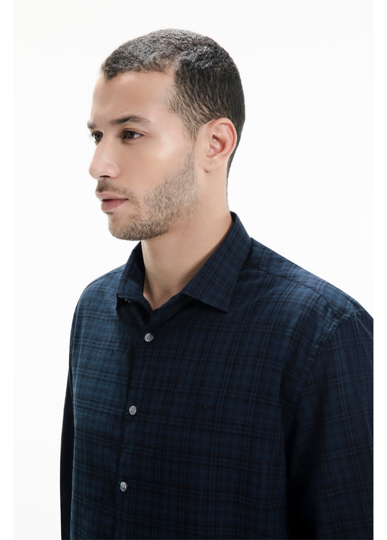 Camisa Visco Blend Classic New Italian Marinho