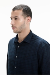 Camisa Visco Blend Classic New Italian Marinho