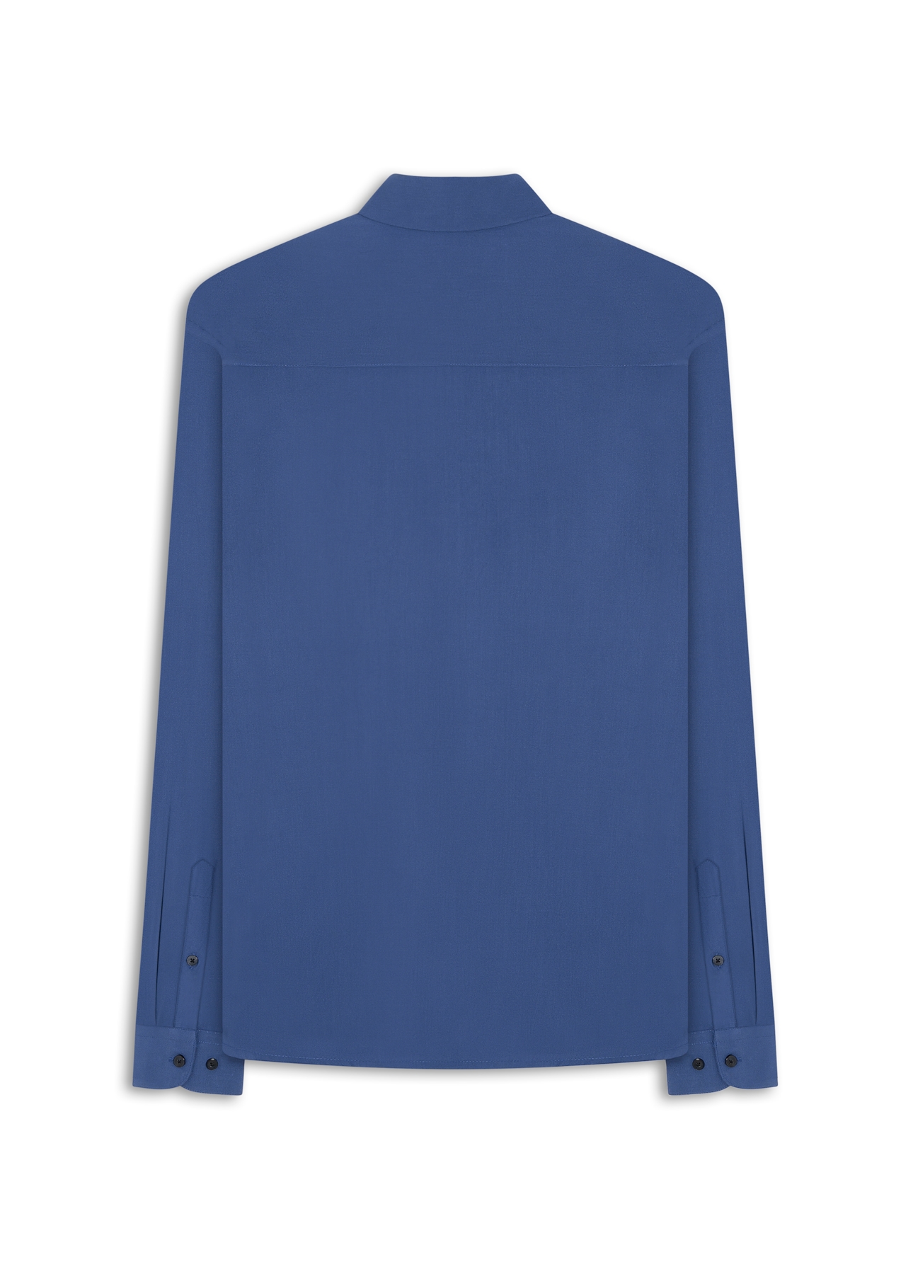 Camisa Visco Classic Xangai Fusioned Azul Jeans